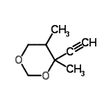 CAS 登录号：101567-92-4， 4-乙炔基-4,5-二甲基-1,3-二恶烷