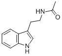 CAS 登录号：1016-47-3， N-[2-(1H-吲哚-3-基)乙基]-乙酰胺