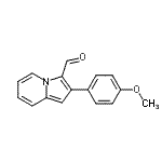 CAS 登录号：101624-26-4， 2-(4-甲氧基苯基)-3-吲嗪甲醛