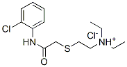 CAS#: 101651-61-0, 2-[(2-Chlorophenyl)Carbamoylmethylsulfanyl]Ethyl-Diethyl-Azanium Chloride