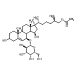CAS#: 101691-12-7, (2R,6R)-6-[(7beta,8xi,9xi,14xi,15beta,17beta)-7-(beta-D-Galactopyranosyloxy)-3,15-Dihydroxy-10,17-Dimethylgon-5-En-17-Yl]-2-Methylheptyl Acetate