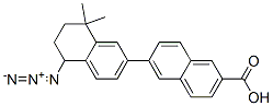 CAS#: 101705-40-2, 6-(5-Azido-5,6,7,8-Tetrahydro-8,8-Dimethyl-2-Naphthalenyl)-2-Naphthalenecarboxylic Acid