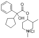 CAS#: 101710-79-6, (1,3-Dimethylpiperidin-1-Ium-4-Yl) 2-Cyclopentyl-2-Hydroxy-2-Phenylacetate Chloride