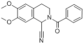 CAS#: 10174-83-1, 2-Benzoyl-1-Cyano-6,7-Dimethoxy-1,2,3,4-Tetrahydroisoquinoline