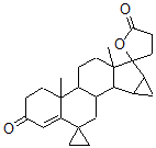 CAS 登录号：101765-35-9， 6,6-乙烯-15,16-亚甲基-3-氧代-17-孕甾-4-烯-2,17-己内酯