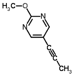CAS#: 101803-07-0, 2-Methoxy-5-(1-Propyn-1-Yl)Pyrimidine