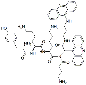 CAS#: 101817-45-2, N-((9-Acridinyl)-4-Aminobutanoyl-Tyrosyl-Lysyl-Lysyl-Glycyl)-N'-(9-Acridinyl)-1,3-Diaminopropane