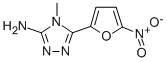 CAS#: 10187-86-7, 4-Methyl-5-(5-Nitrofuran-2-Yl)-4H-1,2,4-Triazol-3-Amine
