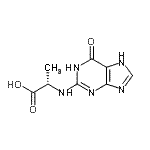 CAS 登录号：1019-73-4， N-(6-氧代-6,7-二氢-1H-嘌呤-2-基)-L-丙氨酸