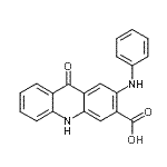 CAS#: 101904-51-2, 2-Anilino-9-Oxo-9,10-Dihydro-3-Acridinecarboxylic Acid