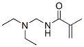 CAS 登录号：10196-75-5， N-[(二乙基氨基)甲基]甲基丙烯酰胺