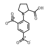 CAS 登录号：10200-25-6， 1-(2,4-二硝基苯基)脯氨酸