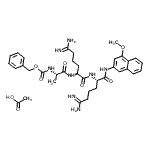 CAS#: 102047-33-6, N-[(Benzyloxy)Carbonyl]-L-Alanyl-6-Imino-L-Lysyl-6-Imino-N-(4-Methoxy-2-Naphthyl)-L-Lysinamide Acetate (1:1)