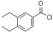 CAS 登录号：102121-58-4， 3,4-二乙基苯甲酰氯