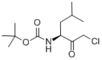 CAS 登录号：102123-85-3， [(1S)-1-(氯乙酰基)-3-甲基丁基]-氨基甲酸叔丁酯