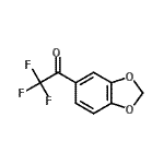 CAS#: 102124-73-2, 1-(1,3-Benzodioxol-5-Yl)-2,2,2-Trifluoroethanone