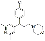 CAS 登录号：102169-23-3， 4-[3-(4-氯苯基)-3-(2,6-二甲基吡啶-4-基)丙基]吗啉