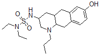 CAS#: 102189-05-9, 3-(diethylsulfamoylamino)-7-hydroxy-1-propyl-3,4,4a,5,10,10a-hexahydro-2H-benzo[g]quinoline