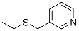 CAS 登录号：102206-63-3， 3-(乙基硫基甲基)吡啶