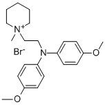CAS#: 102207-19-2, 1-(2-(Bis(4-Methoxyphenyl)Amino)Ethyl)-1-Methyl-Piperidinium Bromide