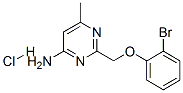 CAS#: 102207-67-0, 2-[(2-Bromophenoxy)Methyl]-6-Methyl-Pyrimidin-4-Amine Hydrochloride