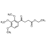 CAS 登录号：102222-55-9， 乙基4-氧代-4-(2,3,4-三甲氧基苯基)丁酸酯
