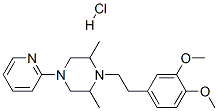 CAS#: 102233-05-6, 1-[2-(3,4-Dimethoxyphenyl)Ethyl]-2,6-Dimethyl-4-Pyridin-2-Yl-Piperazine Hydrochloride