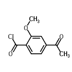 CAS#: 102362-05-0, 4-Acetyl-2-Methoxybenzoyl Chloride