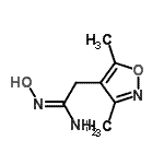 CAS 登录号：102390-29-4， 2-(3,5-二甲基-1,2-恶唑-4-基)-N-羟基乙脒