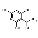 CAS#: 102440-15-3, 5-Isopropyl-6-Methyl-2,4-Pyridinediol