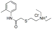 CAS#: 102489-61-2, Diethyl-[2-[(2-Methylphenyl)Carbamoylmethylsulfanyl]Ethyl]Azanium Chloride