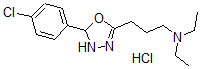 CAS#: 102504-39-2, 5-(3-(Diethylamino)Propyl)-3-(4-Chlorophenyl)-delta4-1,2,4-Oxadiazoline Hydrochloride