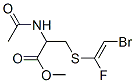 CAS 登录号：102516-57-4， 甲基2-乙酰氨基-3-[(E)-2-溴-1-氟-乙烯基]硫基-丙酸酯