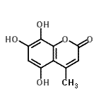 CAS#: 102539-85-5, 5,7,8-Trihydroxy-4-Methyl-2H-Chromen-2-One