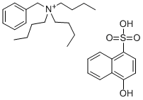 CAS 登录号：102561-46-6， 苄基-三丁基铵4-羟基萘-1-磺酸盐