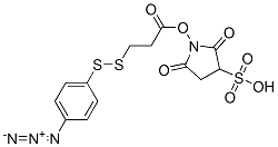 CAS#: 102568-45-6, 1-[3-(4-Azidophenyl)Disulfanylpropanoyloxy]-2,5-Dioxopyrrolidine-3-Sulfonic Acid
