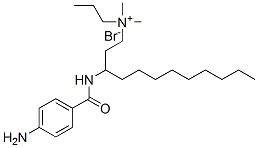 CAS#: 102571-25-5, 3-[(4-Aminobenzoyl)Amino]Propyl-Dodecyl-Dimethylazanium Bromide