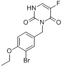 CAS#: 102613-15-0, 3-[(3-Bromo-4-Ethoxyphenyl)Methyl]-5-Fluoro-1H-Pyrimidine-2,4-Dione