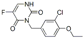 CAS 登录号：102613-21-8， 3-[(3-氯-4-乙氧基苯基)甲基]-5-氟-1H-嘧啶-2,4-二酮