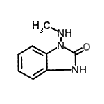 CAS 登录号：102616-94-4， 1-(甲基氨基)-1,3-二氢-2H-苯并咪唑-2-酮