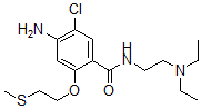 CAS 登录号：102670-58-6， 4-氨基-5-氯-N-(2-二乙基氨基乙基)-2-(2-甲硫基乙氧基)苯甲酰胺