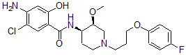 CAS#: 102671-04-5, 4-Amino-5-Chloro-N-[(3S,4R)-1-[3-(4-Fluorophenoxy)Propyl]-3-Methoxypiperidin-4-Yl]-2-Hydroxybenzamide