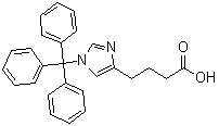 CAS#: 102676-84-6, 4-(1-Trityl-1H-Imidazol-4-Yl)Butanoic Acid