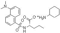 CAS#: 102783-77-7, Cyclohexanaminium (2S)-2-({[5-(Dimethylamino)-1-Naphthyl]Sulfonyl}Amino)Pentanoate
