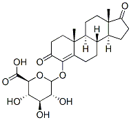 CAS 登录号：102848-54-4， (2S,3S,4S,5R,6S)-6-[[(10R,13S)-10,13-二甲基-3,17-二氧代-2,6,7,8,9,11,12,14,15,16-十氢-1H-环戊二烯并[a]菲-4-基]氧基]-3,4,5-三羟基四氢吡喃-2-羧酸