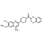 CAS#: 102932-25-2, [4-(4-Amino-7-Hydroxy-6-Methoxy-2-Quinazolinyl)-1-Piperazinyl](2,3-Dihydro-1,4-Benzodioxin-2-Yl)Methanone