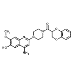 CAS#: 102932-26-3, [4-(4-Amino-6-Hydroxy-7-Methoxy-2-Quinazolinyl)-1-Piperazinyl](2,3-Dihydro-1,4-Benzodioxin-2-Yl)Methanone