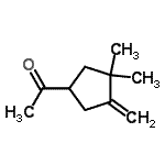CAS#: 102939-60-6, 1-(3,3-Dimethyl-4-Methylenecyclopentyl)Ethanone