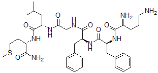 CAS#: 102979-72-6, L-Ornithyl-L-phenylalanyl-L-phenylalanylglycyl-L-leucyl-L-Methioninamide