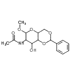 CAS#: 10300-76-2, Methyl 2-Acetamido-4,6-O-Benzylidene-2-Deoxyhexopyranoside